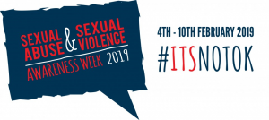 Logo for its not ok sexual abuse and sexual violence week